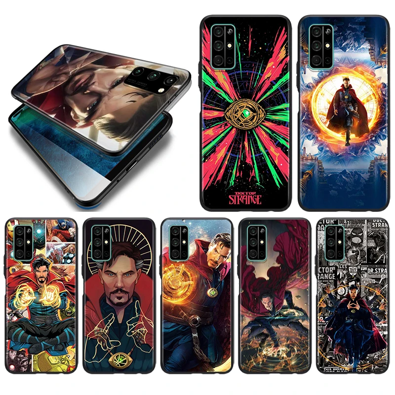 

Marvel Avengers Doctor Strange Silicone Cover For Huawei Honor 10i 10 9C 9A RU 9X 9N 9S 9 Pro Lite Play 3E V9 Black Phone Case