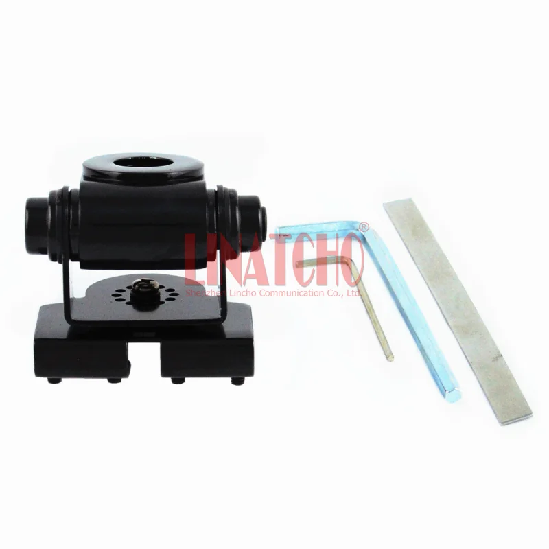 RB-400S Small Black Car Antenna Mount Trunk Lid Hatchback Mount Bracket for Mobile Car Radio Antenna SO239 Connector