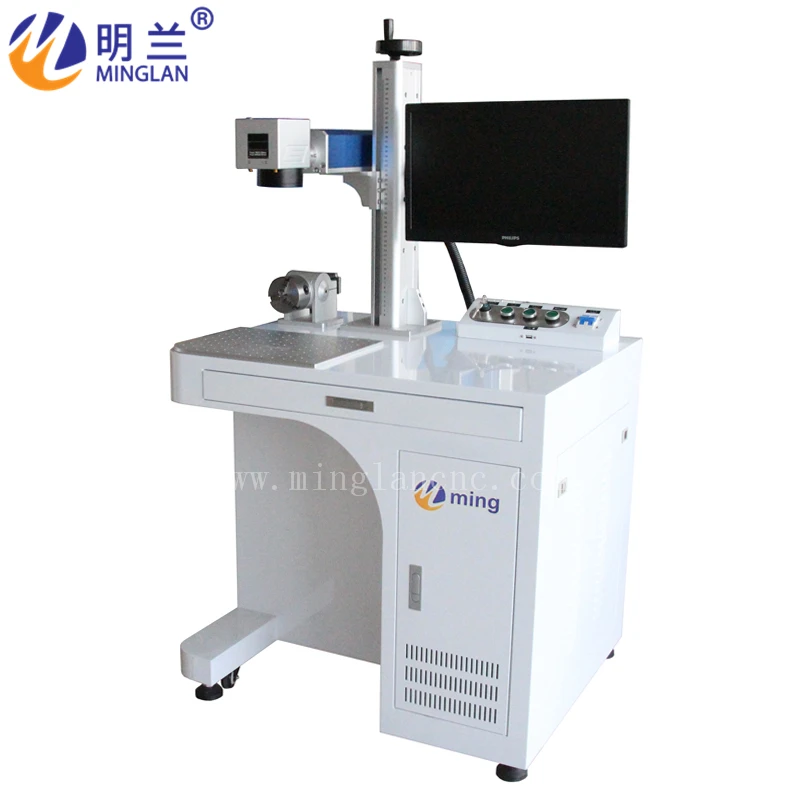 High quality 20W 30W 50W 100W Fiber Laser Marking Machine for metal and non-metal