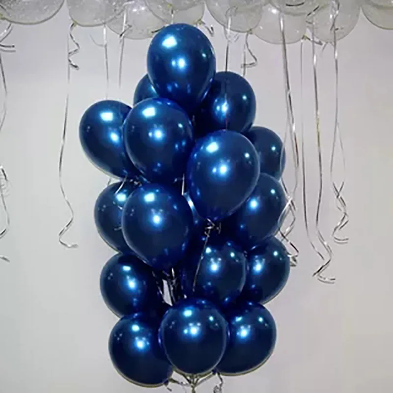 10pcs 5/10/12inch Ink Blue Latex Balloons Dark Helium Air Balloon Birthday Wedding Decoration Party Supplies Globos | Дом и сад
