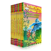 10 books geronimo stilton 41 50 kids children color picture adventure novel manga comic story english chapter book age 5 and up