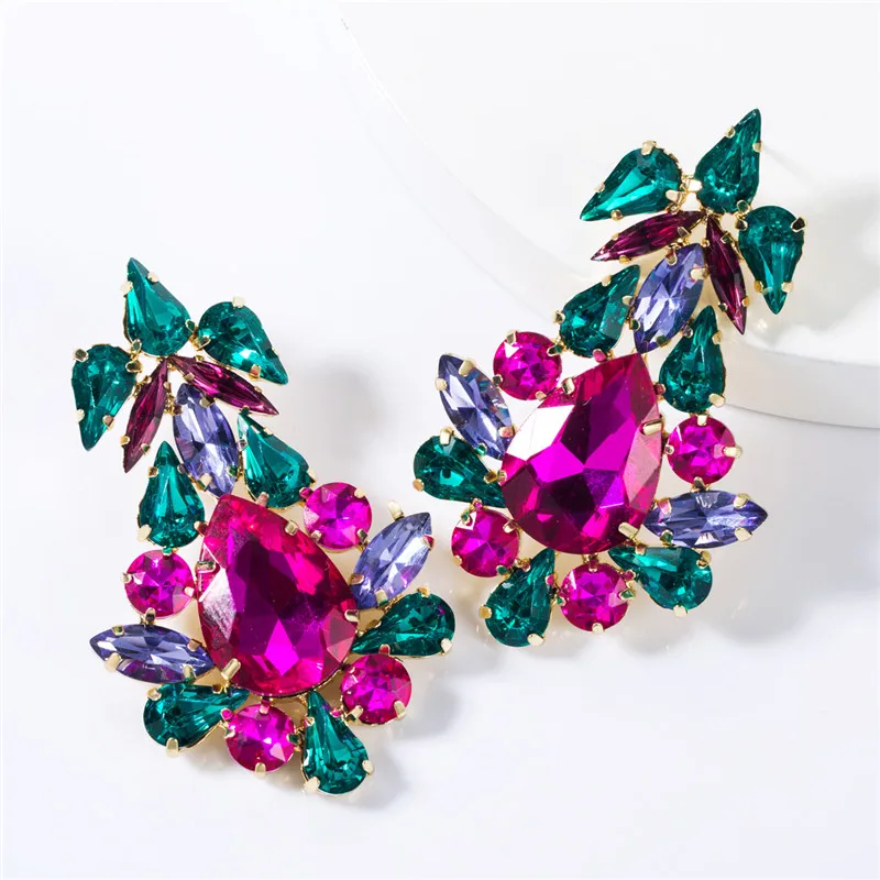 Серьги Модные ювелирные изделия 2019 европейские преувеличенные Многослойные