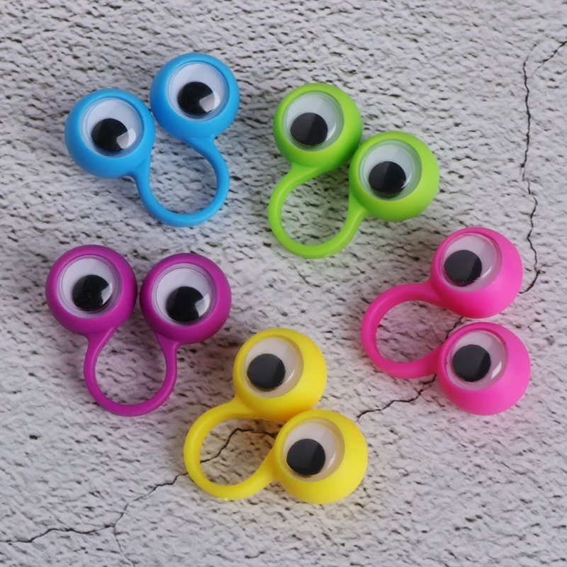 

Finger Activity Size Eye Ring Can Be Fitted With Small Toys Small Gifts