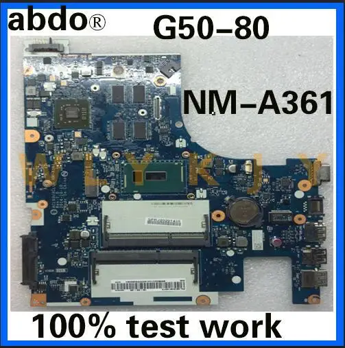 Материнская плата ACLU3/ACLU4 NM-A361 для Lenovo NM-A271 материнская ноутбука 3805U 2957U с тестом GPU