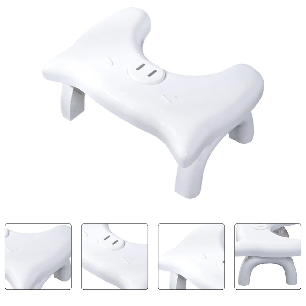 1Pc Anti-slip Kids Toilet Chair Heighten Squatting Stool Home Supply (White) | Bathroom Chairs & Stools