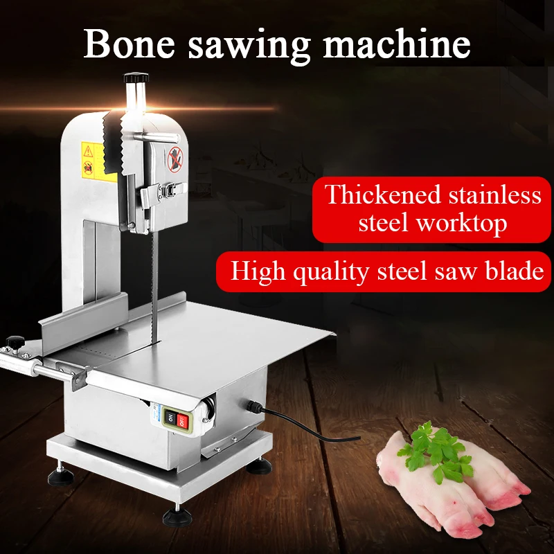 

Commercial Cutting Machine Cut Meat Slice Manual Bone Labor Saving Saw Mesa Multifunction Stainless Steel Meat Slicer Frozen