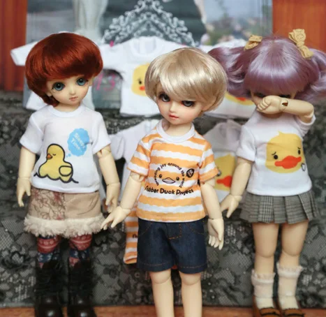 Шарнирная кукла в масштабе 1/6 красивая футболка с принтом для шарнирных/SD