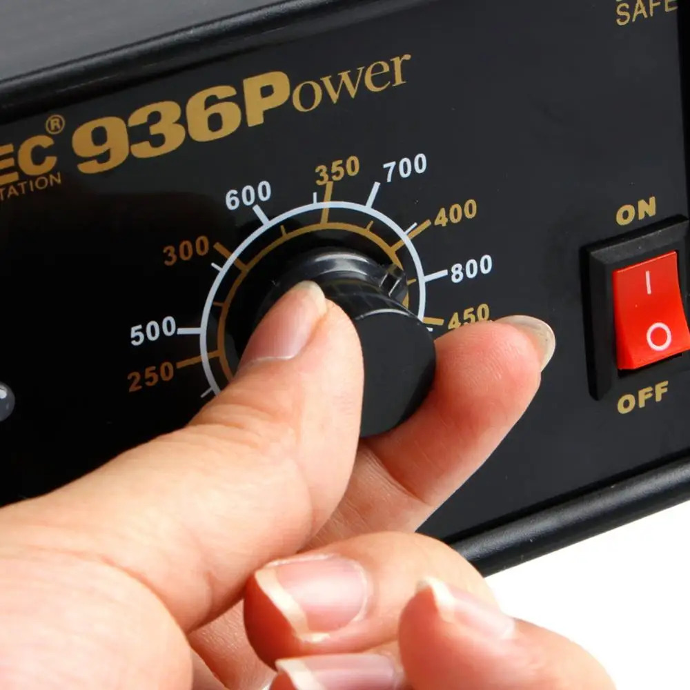 

936 Power Electric Soldering Station SMD Rework Welding Iron 110V 220V New 2017