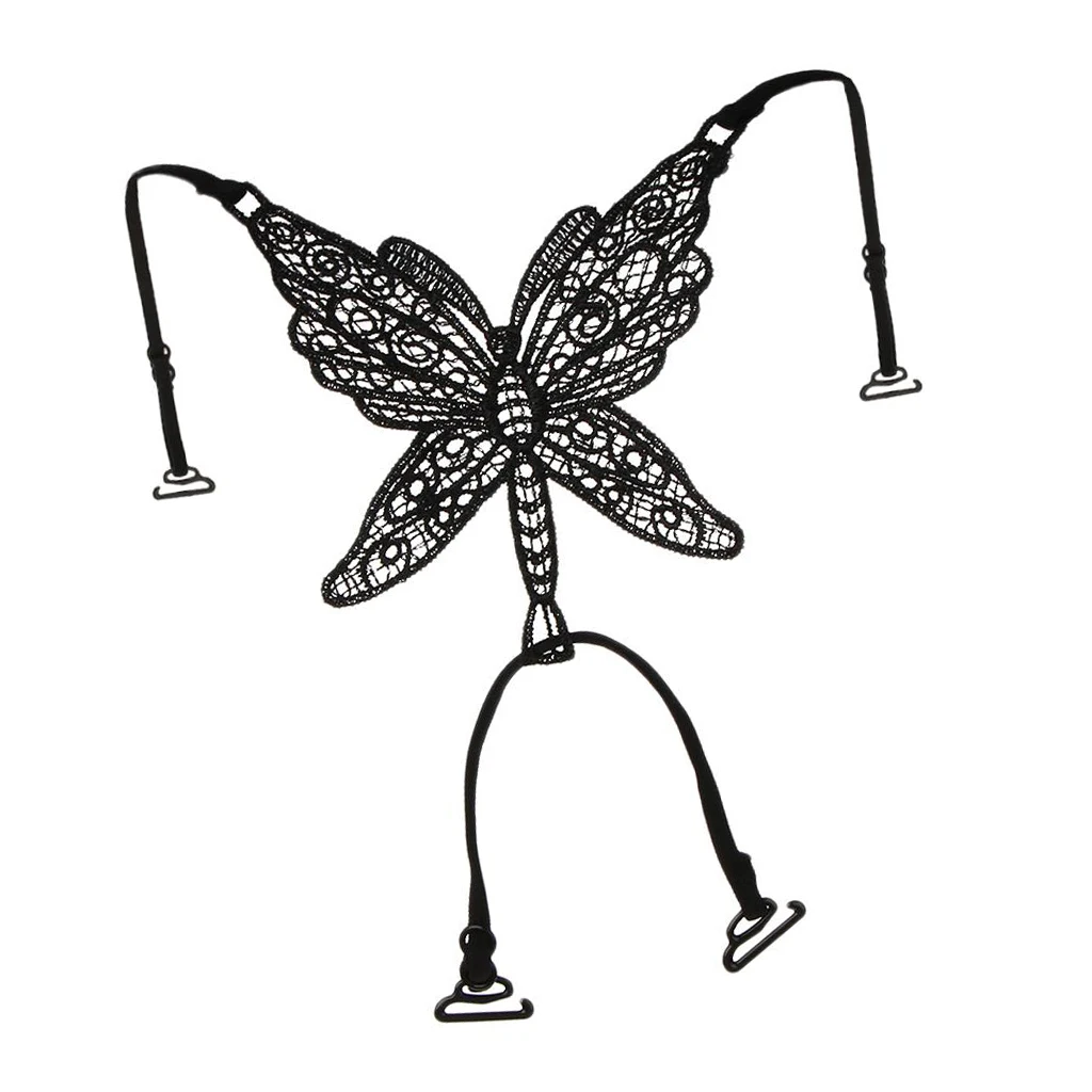

ADJUSTABLE BUTTERFLY CROSS LACE CROSS REPLACEMENT BRA STRAP FASHION