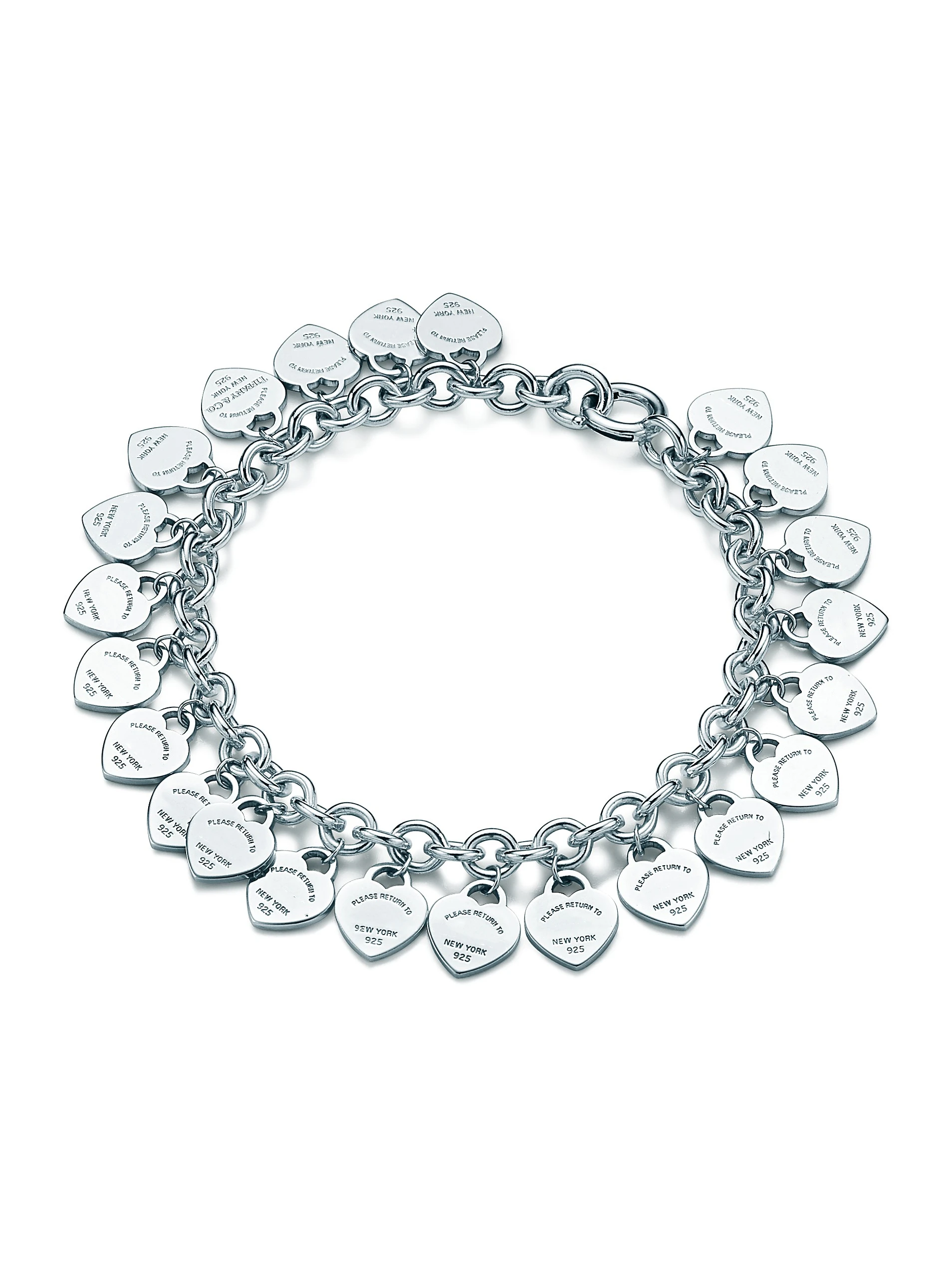 

New tide people more heart-shaped bracelet tags