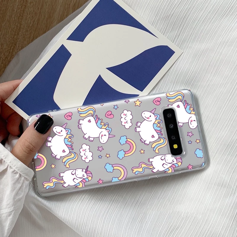 Чехол для телефона Samsung S20 S10 E S8 S9 plus A51 A71 A40 A30 A50 A70 Note 10 20 8 9 ультрамягкий с