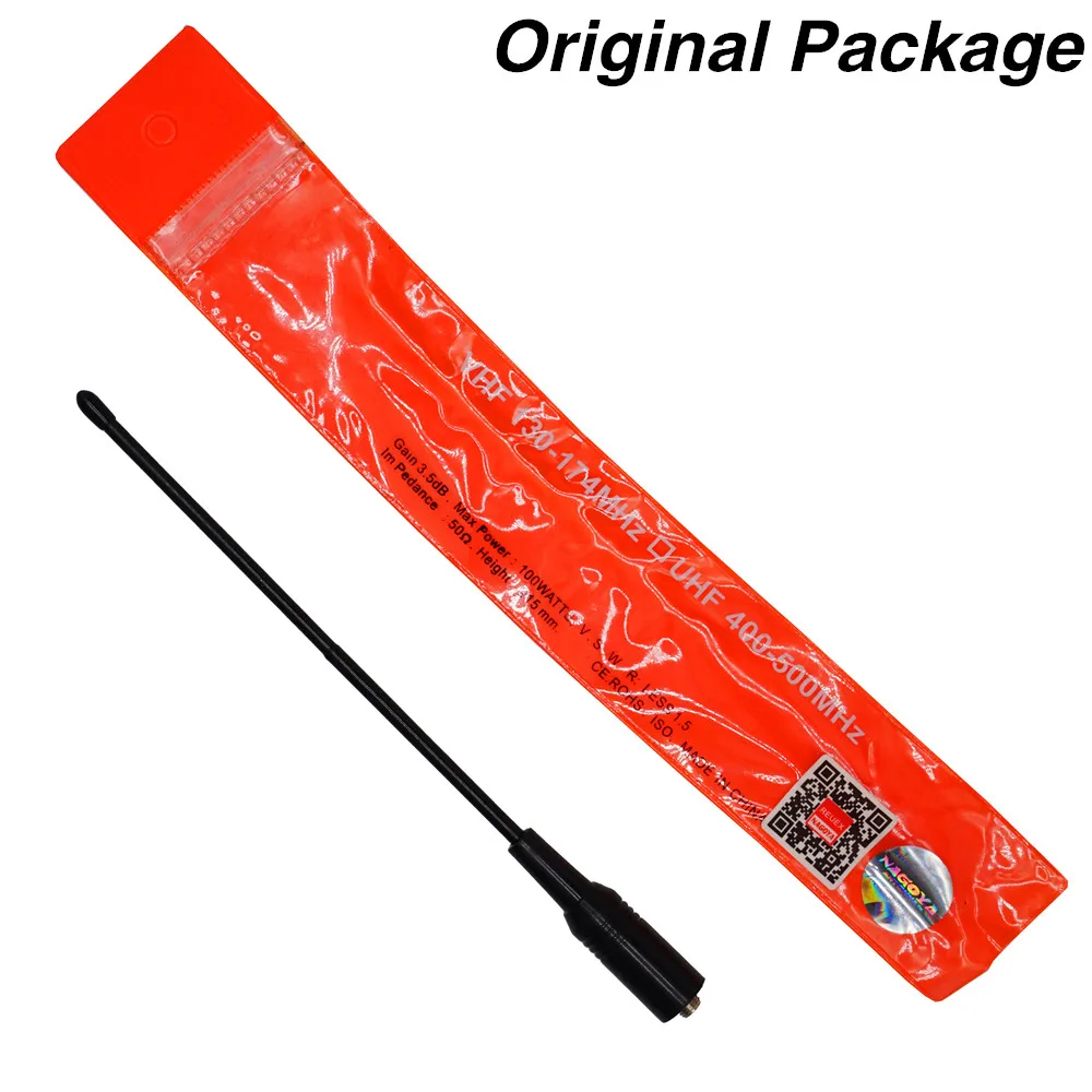 original na 701 sma f antenna dual band baofeng uv 9r plus antenna uv5r uv82 two way radio antenna for kenwood tyt walkie talkie free global shipping