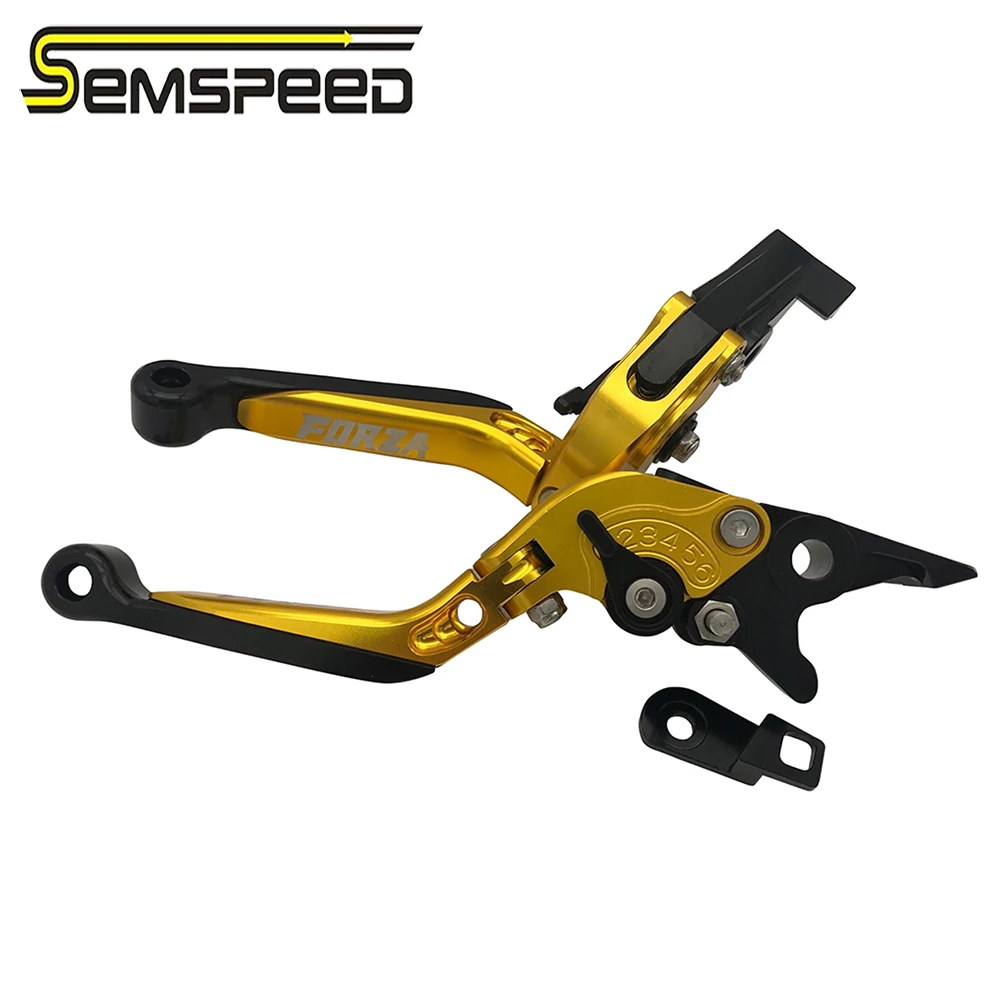SEMSPEED FORZA парковочные рычаги для Honda Forza300 Forza250 Forza125 2010- ЧПУ мотоциклетные регулируемые складные тормозные рычаги сцепления