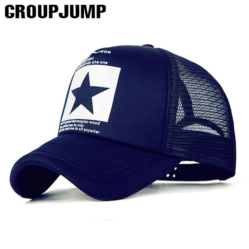 Группа прыгать одежда с принтом в виде пяти звезд Кепки s Для мужчин Бейсбол