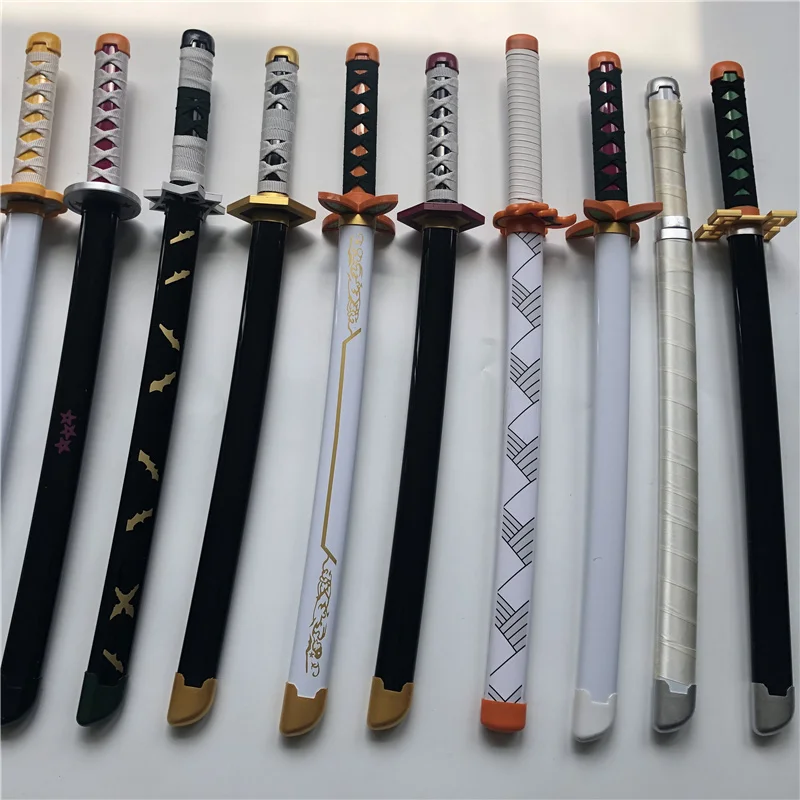 

Kimetsu no Yaiba Sword Weapon Demon Slayer Tomioka Giyuu Kamado Tanjirou Cosplay Sword Ninja Knife wood Weapon Prop 80cm