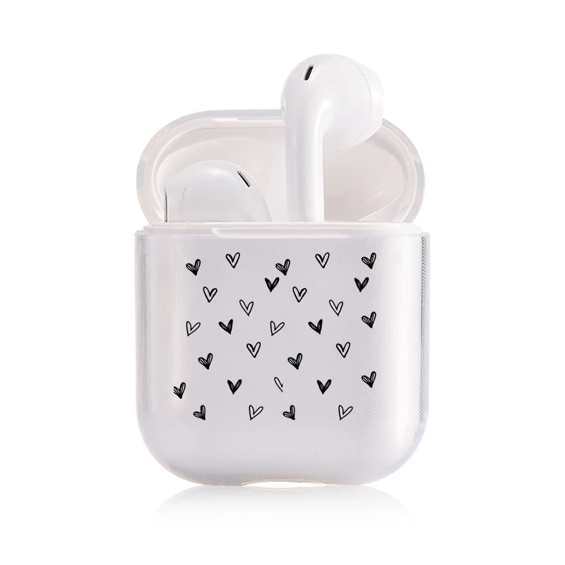 I201028 Мягкий мультяшный Чехол Air Pods для Apple airpods, роскошный простой прозрачный чехол Airpods в Bluetooth, аксессуары для наушников - Цвет: I201028