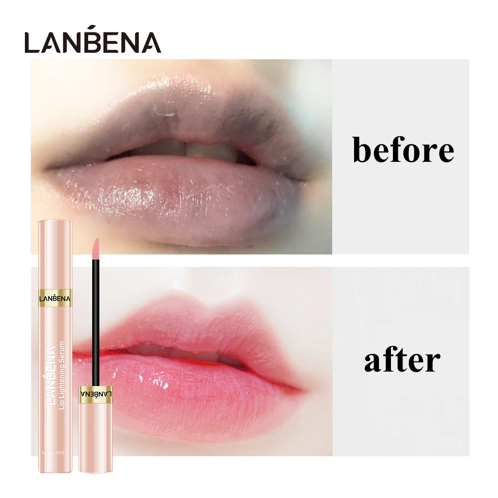 

LANBENA Lipstick Cherry Moisturizing Lip Lightening Serum Lip Liquid Remove Melanin Pink Lips Plumper Long Lasting Makeup 4ml