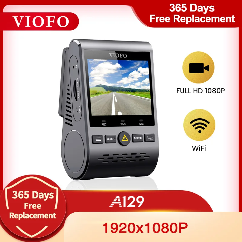 VIOFO A129 Передняя камера полоса 5 ГГц Wi Fi Full HD Автомобильный видеорегистратор 1080P 30fps