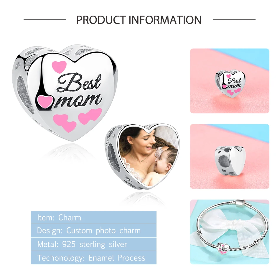 Модные новые 925 стерлингового серебра лучшие мама бусы подходят оригинальный