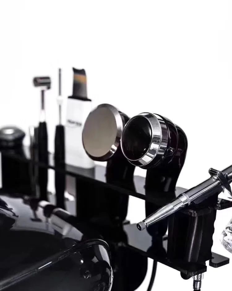 Многофункциональная алмазная микродермабразия 9 в 1 машина для очистки воды RF