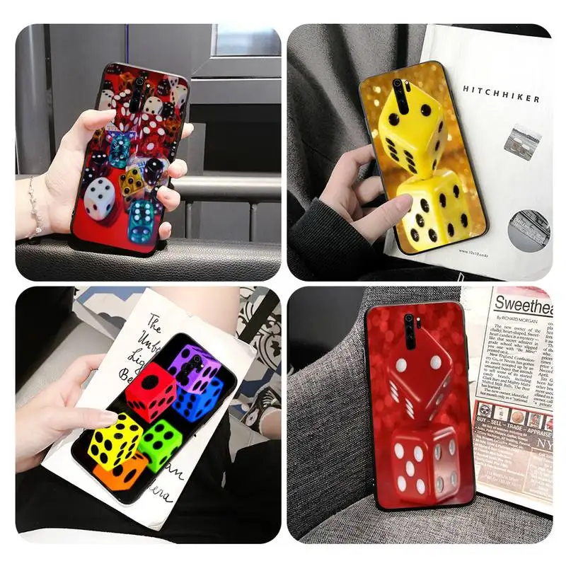 Роскошный чехол для телефона Dice случай Redmi Примечание 4/4X/7/5/5A/8/8T/9/9PRO/6pro