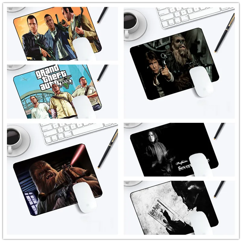 

Pattern pattern laptop non-slip mouse pad mouse pad optical laser mouse waterproof table mat 22cm*18cm 3D movie