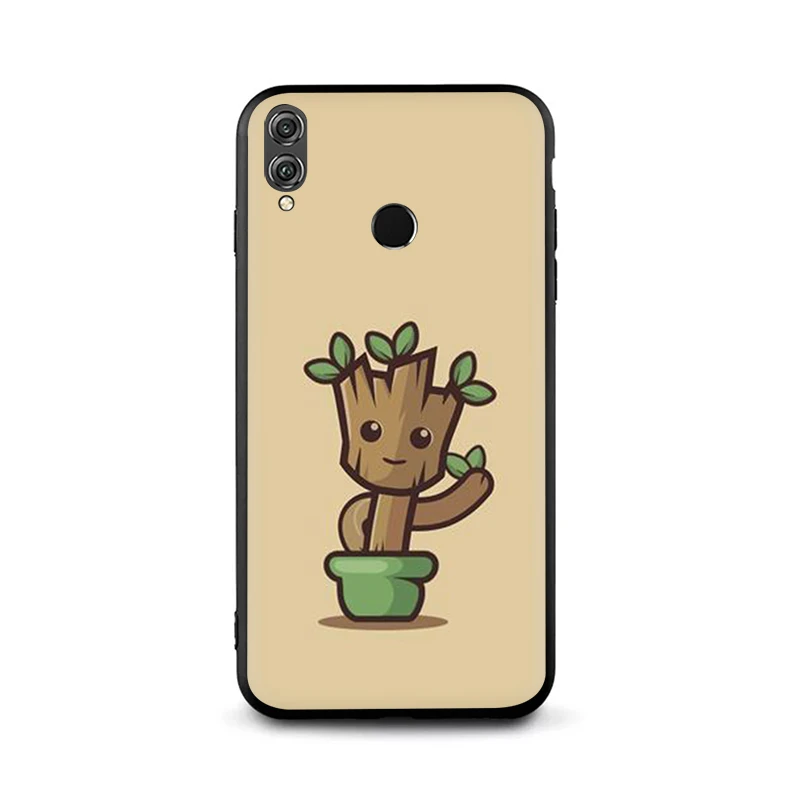 B3 EWAU Marvel милый мультфильм Грут силиконовый чехол для телефона для Huawei Honor 6a 7A Pro 7C 7X8X8 9 Note 10 Lite view 20 9X Pro - Цвет: B3