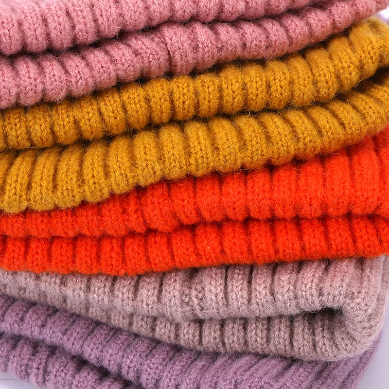 Женская и Мужская Вязаная Шапка-бини мягкая теплая шапка зимняя осенняя женская