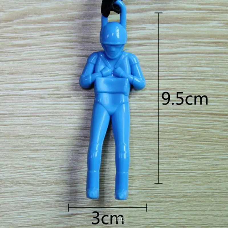 

New Mini Parachute Plastic Soldier Model Toy Outdoor Hand Throw Fly High Kids Game Toy For Boys Girls