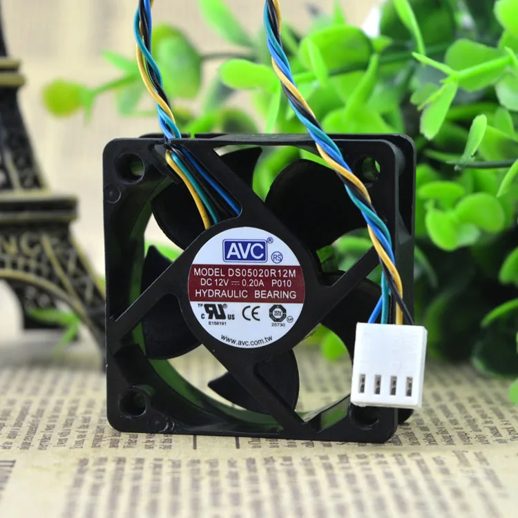 

AVC qi hong 5020 DS05020R12M P010 12V 0.20A Four-Wire Cooling Fan