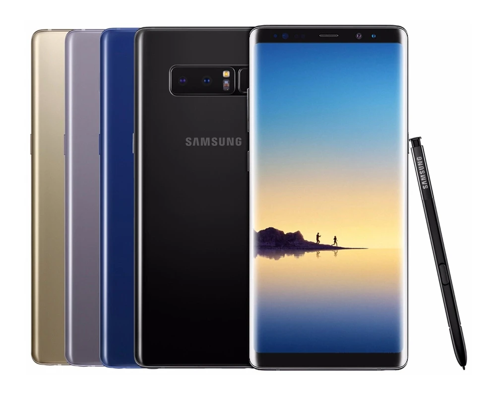 Samsung Galaxy Note8 N950F Note 8, разблокированный телефон 4G LTE, четыре ядра, 6,3 дюймов, двойной 12 МП ram, 6 ГБ rom, 64 ГБ, 3300 мАч, отпечаток пальца