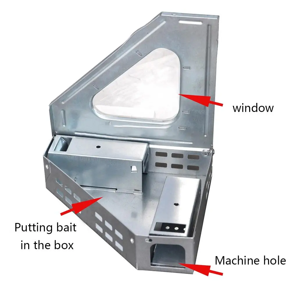 Домашняя большая ловушка для мыши Автоматическая непрерывная многоразовая крыс