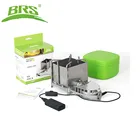BRS 6000W Открытый Кемпинг дровяные печи Портативный дровяной гриль барбекю печь складной Пешие прогулки Пикник горелки BRS-116