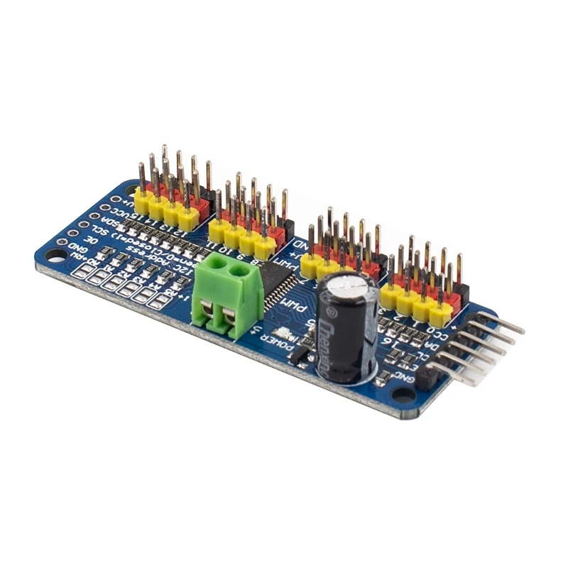 16 канальный 12 битный PWM/Servo драйвер I2C интерфейс PCA9685 для Arduino Raspberry Pi DIY Servo Щит