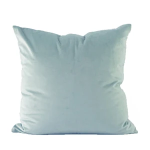mint blue Essie Home 5 цветов мягкий Бархатный Чехол для подушки наволочка коралловый пыльный розовый румяна мятно-синий Пледы для дивана - Цвет: mint blue