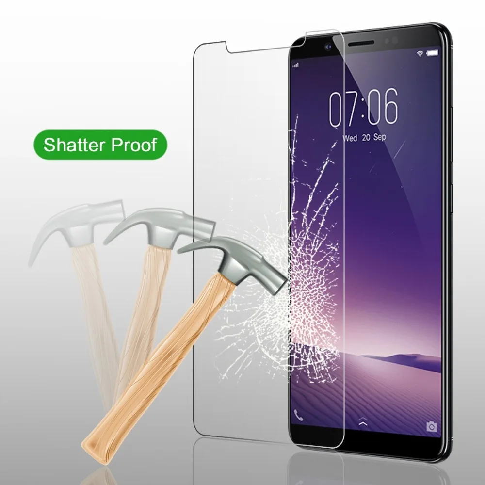 2.5D 9H защитная пленка из закаленного стекла для VIVO V7 мобильный телефон Защита