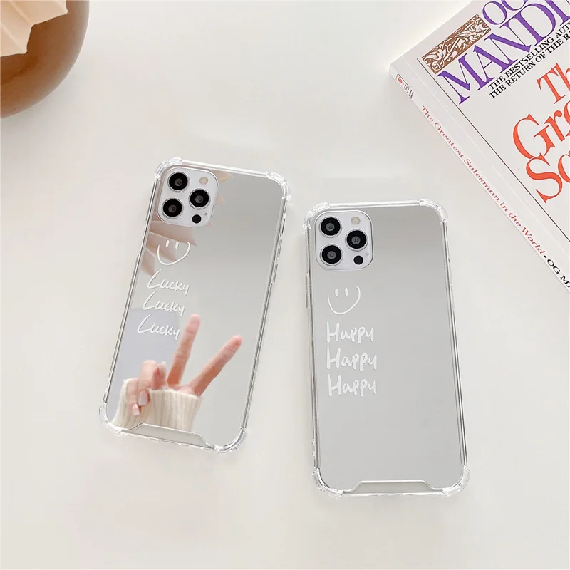 

Ins simple English mirror XR for iphone 13 pro case xsmax for iphone11 / 12 soft 78plus