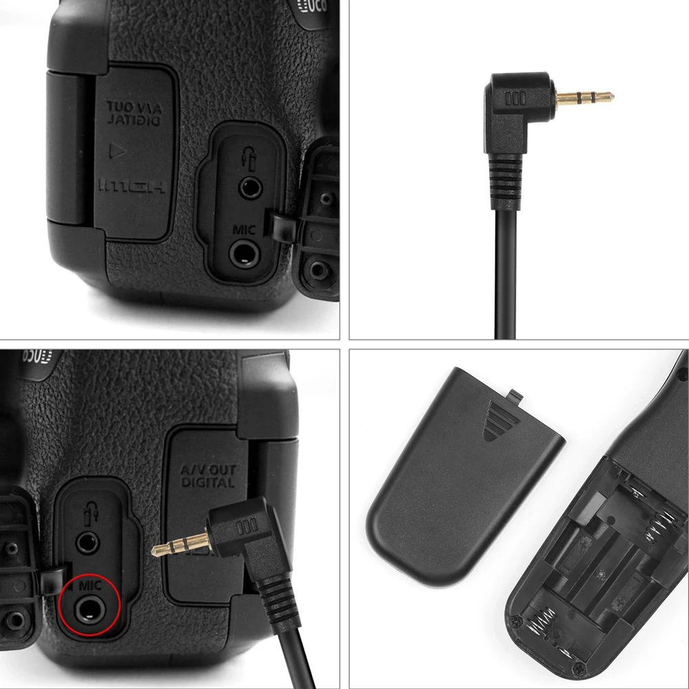 Съемка RS-60E3 ЖК-камера Таймер спуска затвора дистанционное управление для Canon 1300D