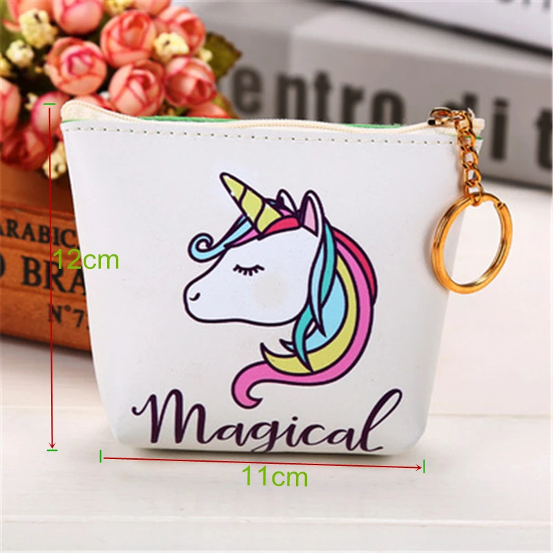 Квадратный мини кошелек для младенцев с единорогом|Украшения своими руками