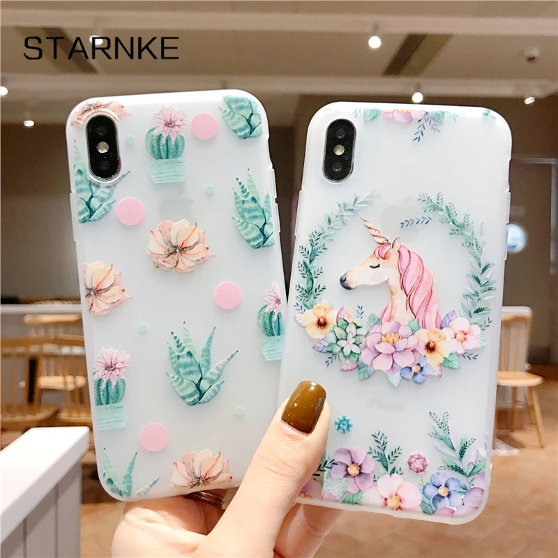 Silicone Unicorn Case For Huawei P40 P30 Lite P20 Pro P8 P9 2017 P Smart Plus 2019 Z Y5 Y6 Y7 Y9 Prime 2018 Soft Cover | Мобильные