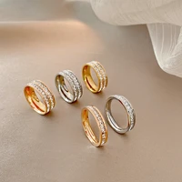 couple ring fashion luxury exquisite titanium steel star ring romantic men and women engagement jewelry anniversary gift