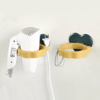 bathroom shelf storage high quality wall mounted hair dryer holder rack organizer hairdryer bathroom accessories