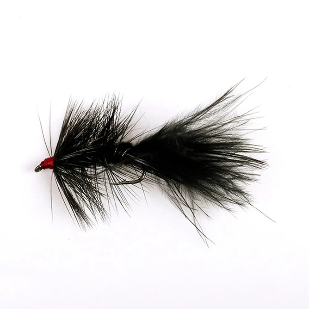 

12pcs Fishing Lures 40/28/22mm Woolly-Bugger Streamers Fishing Flies Fly Brass With Head Fish Tackle Baits Accessories