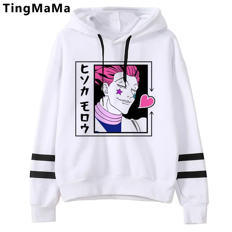 Каваи японского Аниме Охотник х толстовки для мужчин Забавный мультфильм Hisoka Morow