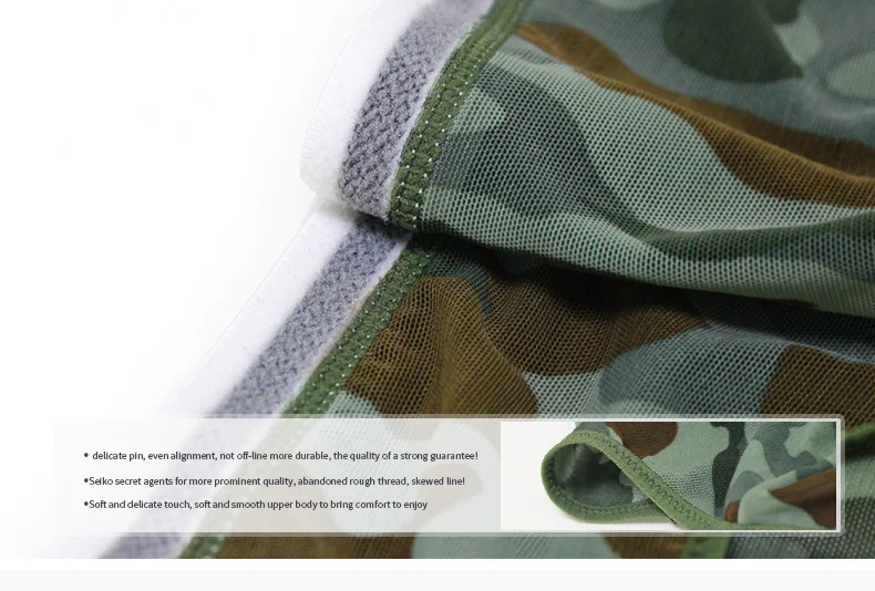 PAERLAN Sexy Bra Sets No Trace Vest-style Chest Gather Sexy Lingerie Front Buckle Without Steel Ring Green Camouflage Female