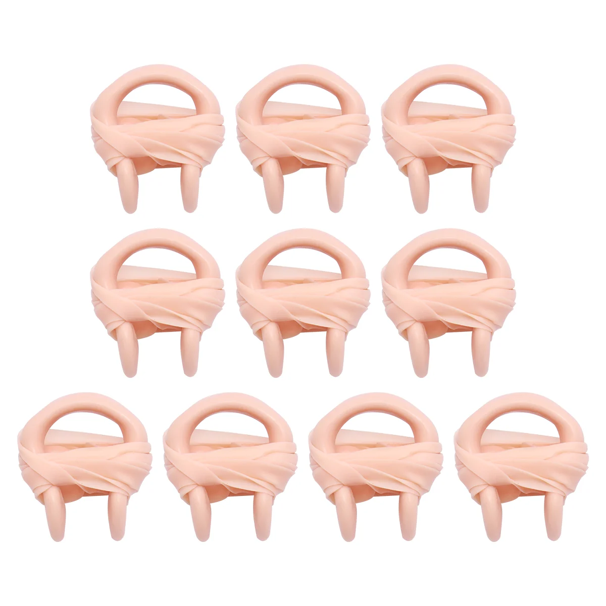 

10 шт., профессиональные зажимы для носа с ремешком