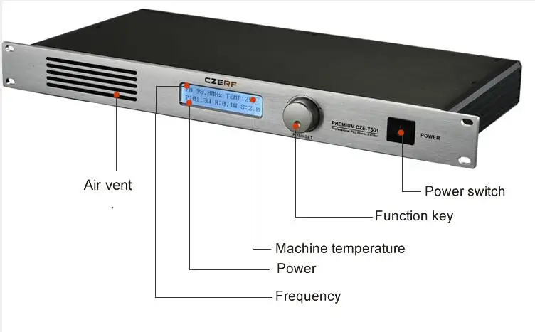 CZE T501 50 Вт Цифровой FM вещания передатчика беспроводной стерео подойдет как для