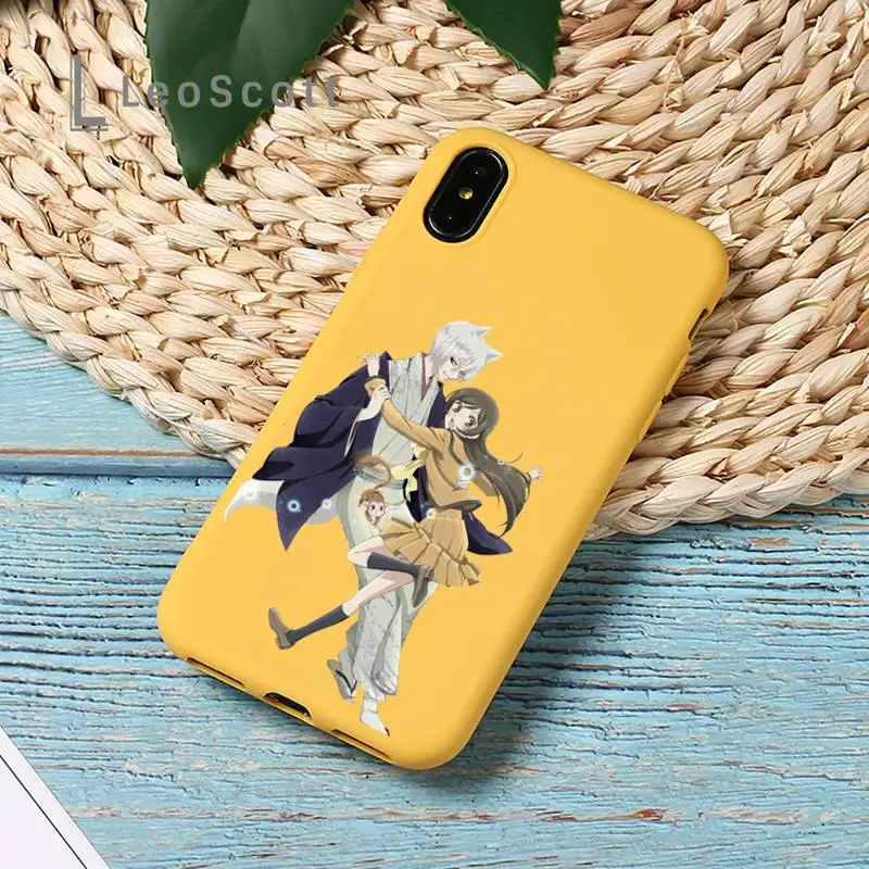 

Kamisama Hajimemashita Tomoe Phone Case Yellow Candy Color for iPhone 11 12 mini pro XS MAX 8 7 6 6S Plus X SE 2020 XR