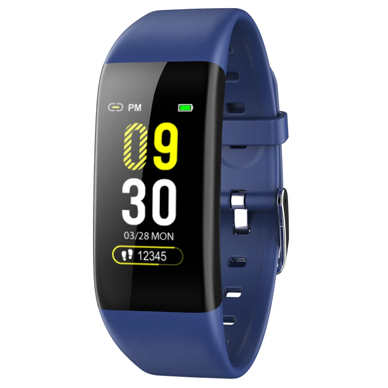 Sport Smart Wristband Color Screen Soft Silicone Strap with Heart Rate Sleep Monitor IP67 Waterproof Men Fitness Bracelet | Наручные часы
