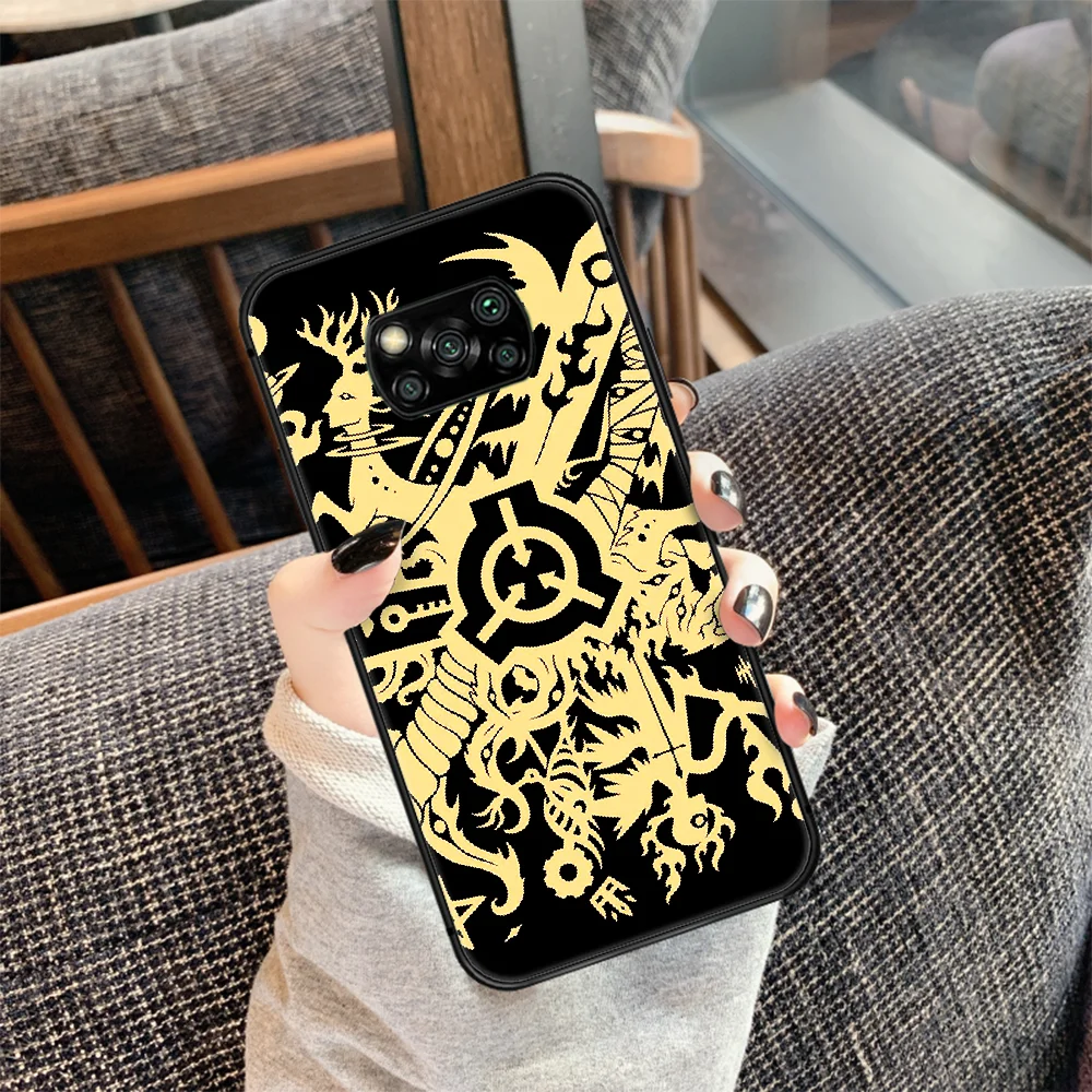 

scp Special Containment Phone case Cover Hull For Xiaomi Mi A2 A3 8 9 9T Note 10 Se Lite Pro black Waterproof Pretty Cell 3D